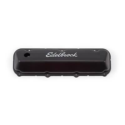 Edelbrock 4473 signature series black valve covers  mopar sb