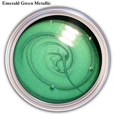 Emerald green metallic urethane basecoat clear coat kit