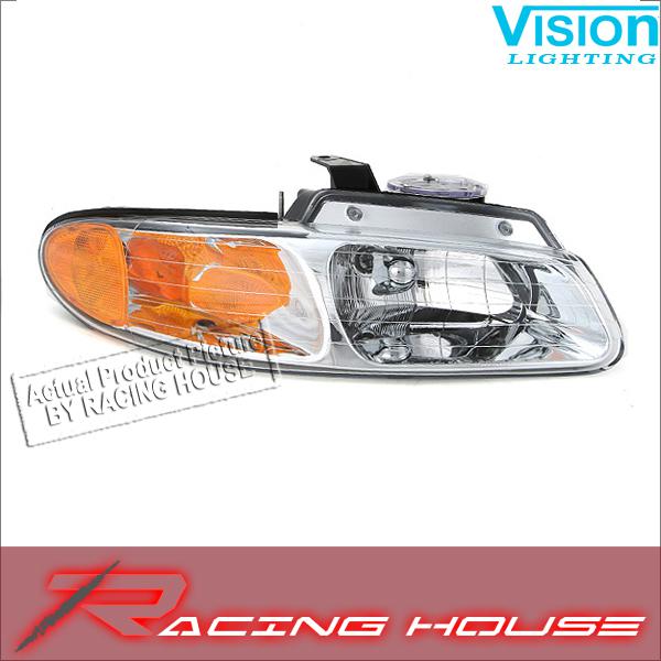 Right passenger side headlight kit unit replacement 96-99 plymouth voyager