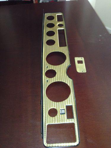 Trans am firebird professionally restored dash bezel se gold