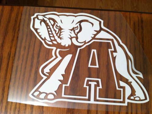 Alabama crimson tide roll tide saban  vinyl decal sticker laptop car truck