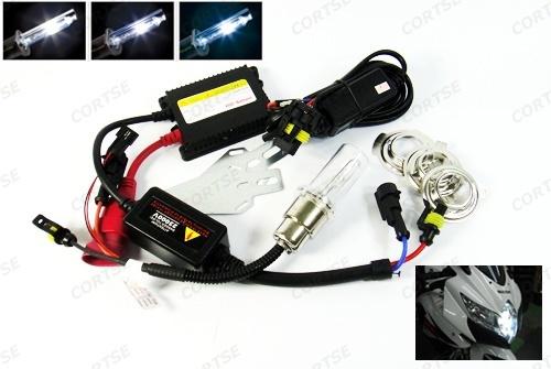 H6 h4 9003 bi xenon hi/lo hid headlight ac slim ballast kit h6m 6000k motorcycle