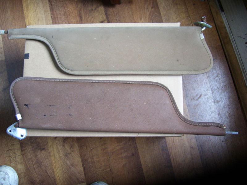 Oem nice used 1971 1972 1973 mustang coupe tan sun visors mach 1 grande boss