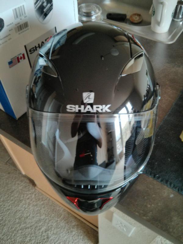 Shark vision-r black motorcycle helmet size xl