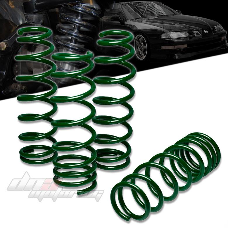 Prelude 92-01 bb 1.75"drop suspension green lowering spring/springs racing/race