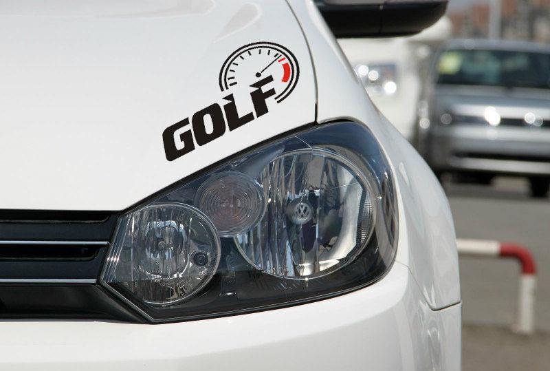 Car sticker speedometer style headlight door sidetruck decal  for vw golf gti