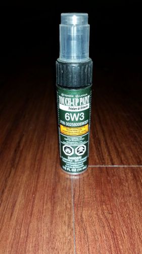 Genuine toyota touch up paint 1/2 oz pen &amp; brush 6w3 4evergreen mica