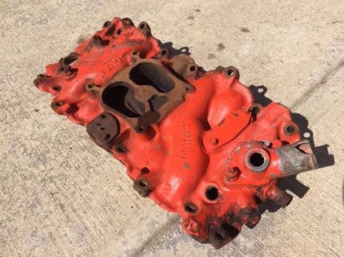 Intake manifold bbc chevrolet 454 4 barrel cast iron truck chevelle hot rat rod