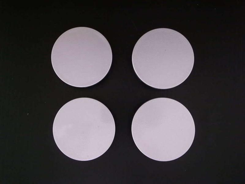 4x center wheel cap 60mm / 55mm (24" , 22") hub cap gray abs