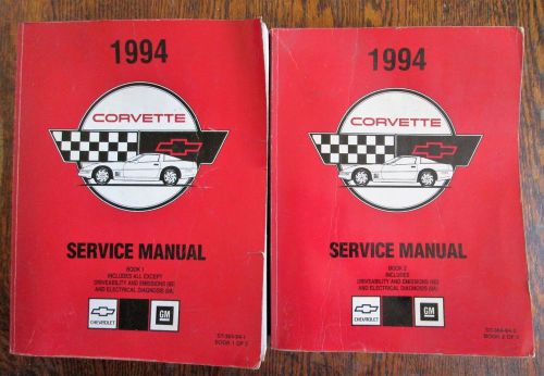 1994 chevrolet corvette service manuals
