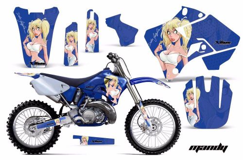 Yamaha graphic kit amr racing bike decal yz 125/250 decals mx parts 96-01 mandy
