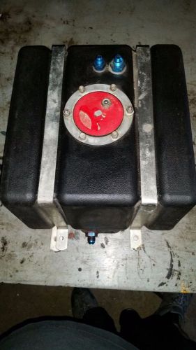 Jaz drag race fuel cell 5 gallons plastic black 250-005-01 13&#034;x13&#034;x8&#034;