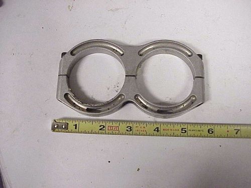 Billet aluminum firebottle clamp bracket base 2-1/4 &amp; 2-1/4 inside diameter c10