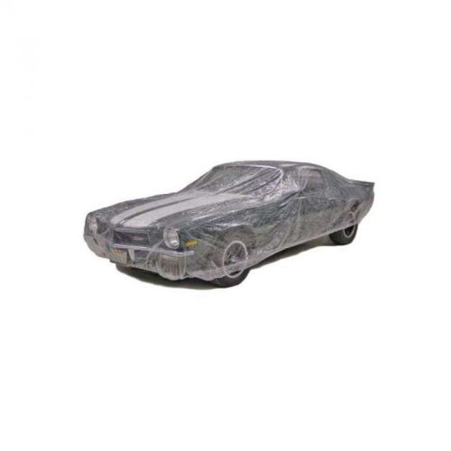 Car cover, disposable, clear