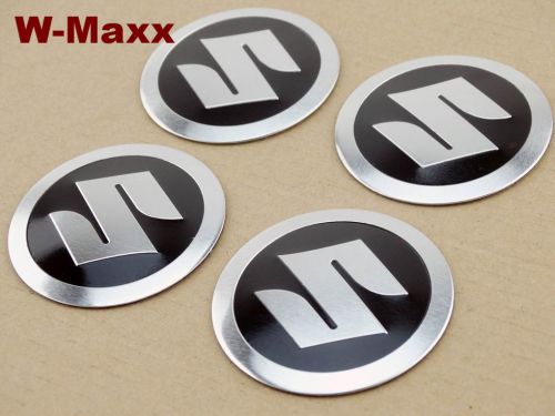 Fuel gas tank fairing 4x round s emblem decal sticker 55mm for suzuki motorcycl