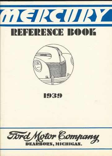 Mercury reference book - 1939