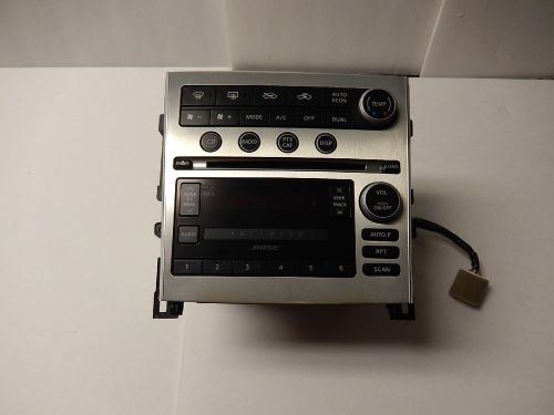 05 06 07 nissan infiniti g35 bose radio 6 disc cd changer pp-2665d stereo