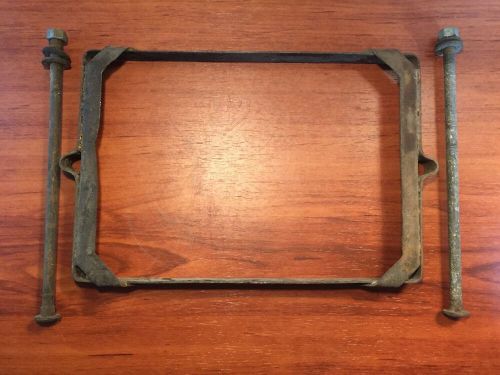 Vintage original factory 1940&#039;s ford lincoln mercury flathead battery hold down