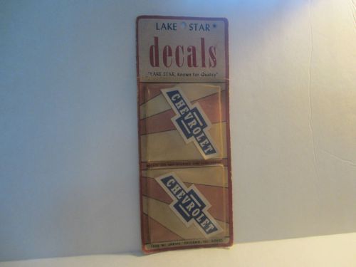 Orginial chevrolet decals from the '60's ,new in packiage ,starting @ $ 6.00