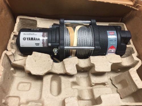New yamaha 2500 lb warn atv winch &amp; mount  78650