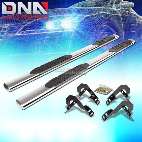 09-14 ford f150/lobo extended cab stainless polished 5&#034; oval nerf side step bars