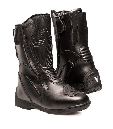 Vega technical gear vega touring men&#039;s motorcycle boots (black, size 9)