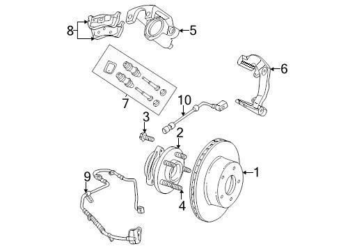 Chrysler oem jeep disc brake caliper 05093180aa image 5