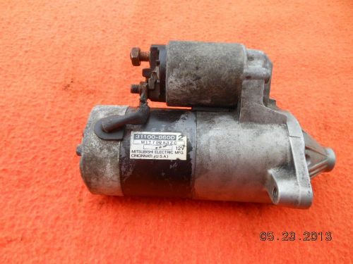 Geo metro starter from my 1996 1.3, 4 cyl., auto. trans., 2 dr., hatchback