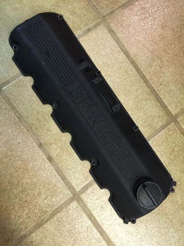 Bmw e30 valve cover aluminum painted black e28 e34 6cyl 2.5