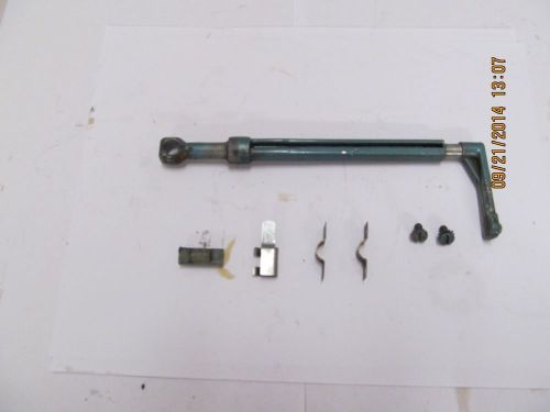 1957 evinrude aramature control lever with hardware  7.5 hp part # 203710