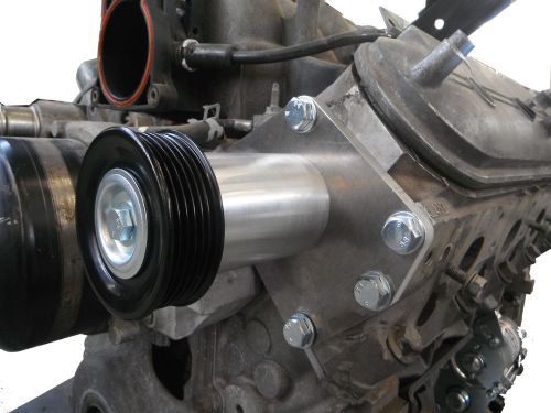 Ls1 ls2 power steering block off pully conversion adaptor  camaro gto relocation