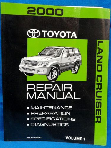 2000 * toyota land cruiser * oem * dealership service manual * volume 1 * oem