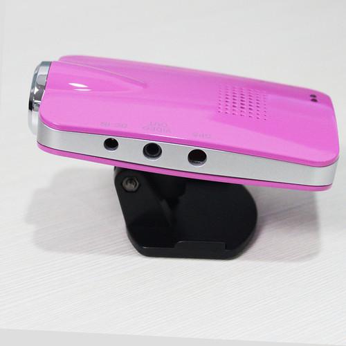 Hd car dvr front view driving video camera recorder g-sensor pink 2012