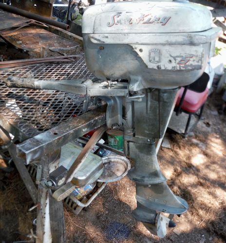 Vintage sea king model no. gg8960a out board motor engine
