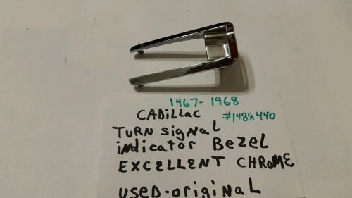 1967 1968 cadillac fender turn signal blinker indicator lamp light signal lh