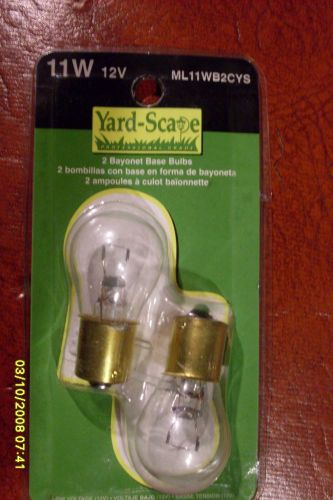 Yardscape 11w 12volt bayonet base bulbs ml11wb2cys