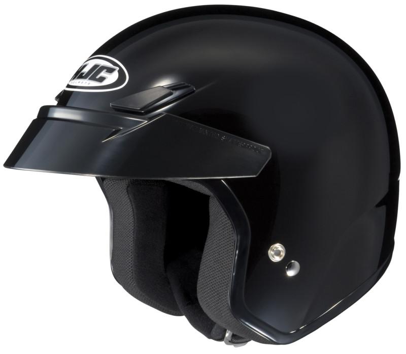 Hjc cs-5n motorcycle helmet gloss black large