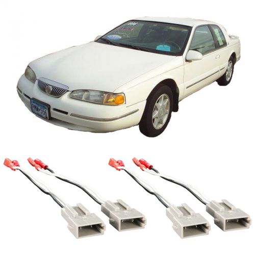 Fits mercury cougar 1989-1997 factory speaker replacement connector harness kit