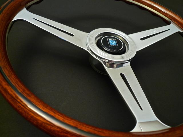 NARDI CLASSIC WOOD / POLISHED SPOKES 36 + HUB FOR Alfa Romeo Spider 1966-1982, US $399.00, image 4