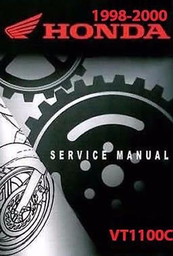 Honda shadow vt1100c 1998-2000 repair service manual pdf format
