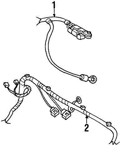 Chrysler oem chrysler headlight wiring harness 04865429aa image 2