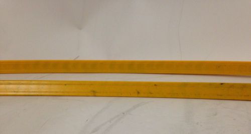 Snowmobile slides fit ski-doo 44" l yellow profile 25