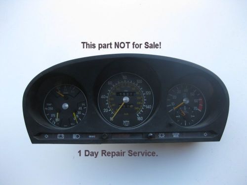 Mercedes cluster odometer speedometer repair  1972-1989 sl slc sel class
