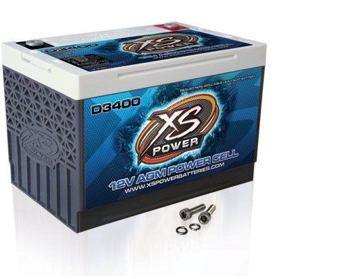 Xs power d3400 xs series 12v 3,300 amp agm high output battery with m6 terminal