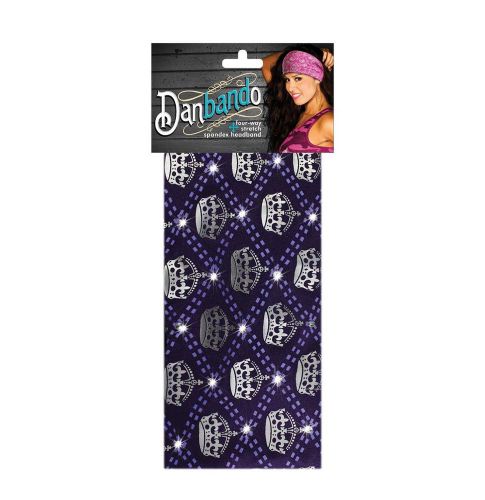 Lady nwt danbando biker head wrap band bandana scarves harlequin crown