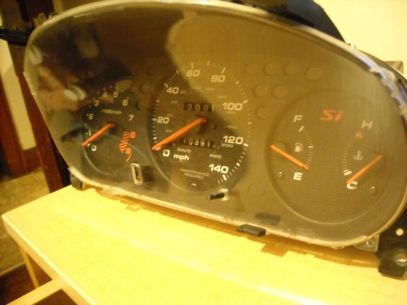 Purchase 1999 2000 Honda Civic SI OEM Odometer Gauge Cluster in