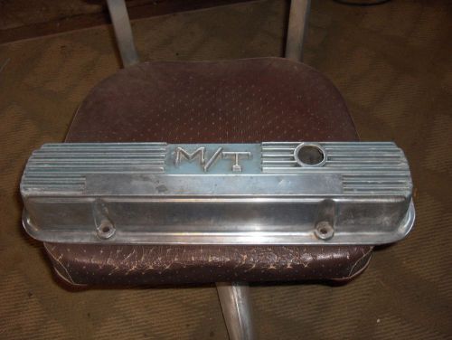 M/t vintage pontiac v8 valve cover m/t mickey thompson aluminum 389 400 455 195