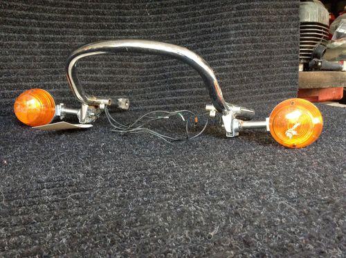 73 74 75 76 77 78 honda cb750k oem chrome sissy grab bar w/ turn signals