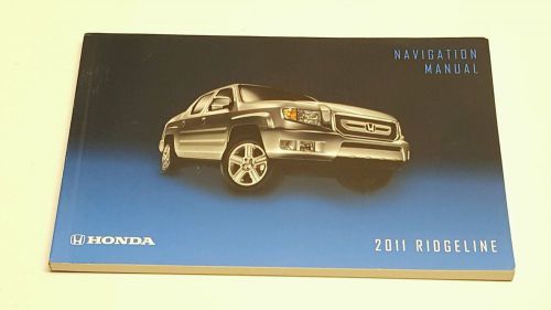 2011 honda ridgeline navigation system owners manual v6 3.5l trl trs rt 4x4 2wd