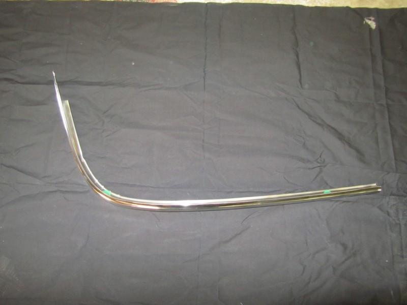 55,56,57 chevy wagon sadan windshield trim upper left bow restored dent free 